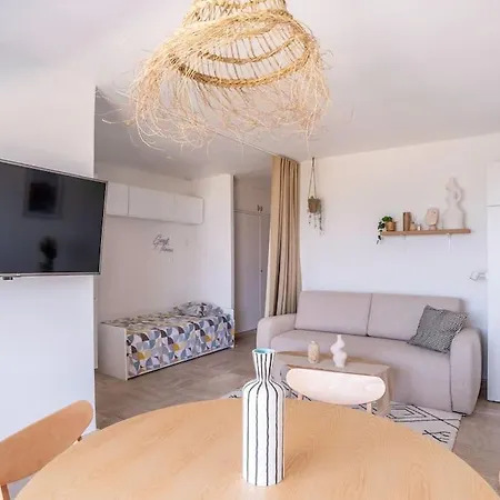 Grand Studio 38m2 Vue Mer Et Parking ! Hyeres